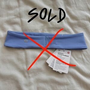 NWT Lululemon Luxtreme Training Headband - Blue Willow